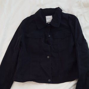 Merona Black Jeans Jacket in near perfect cond XL